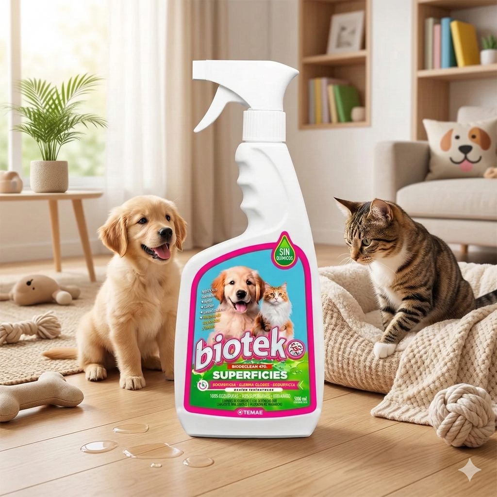Bio-Rescue Pet Pro - Envió Contra Entrega  Eliminador Enzimático de Olores y Manchas (500ml) - Hogar